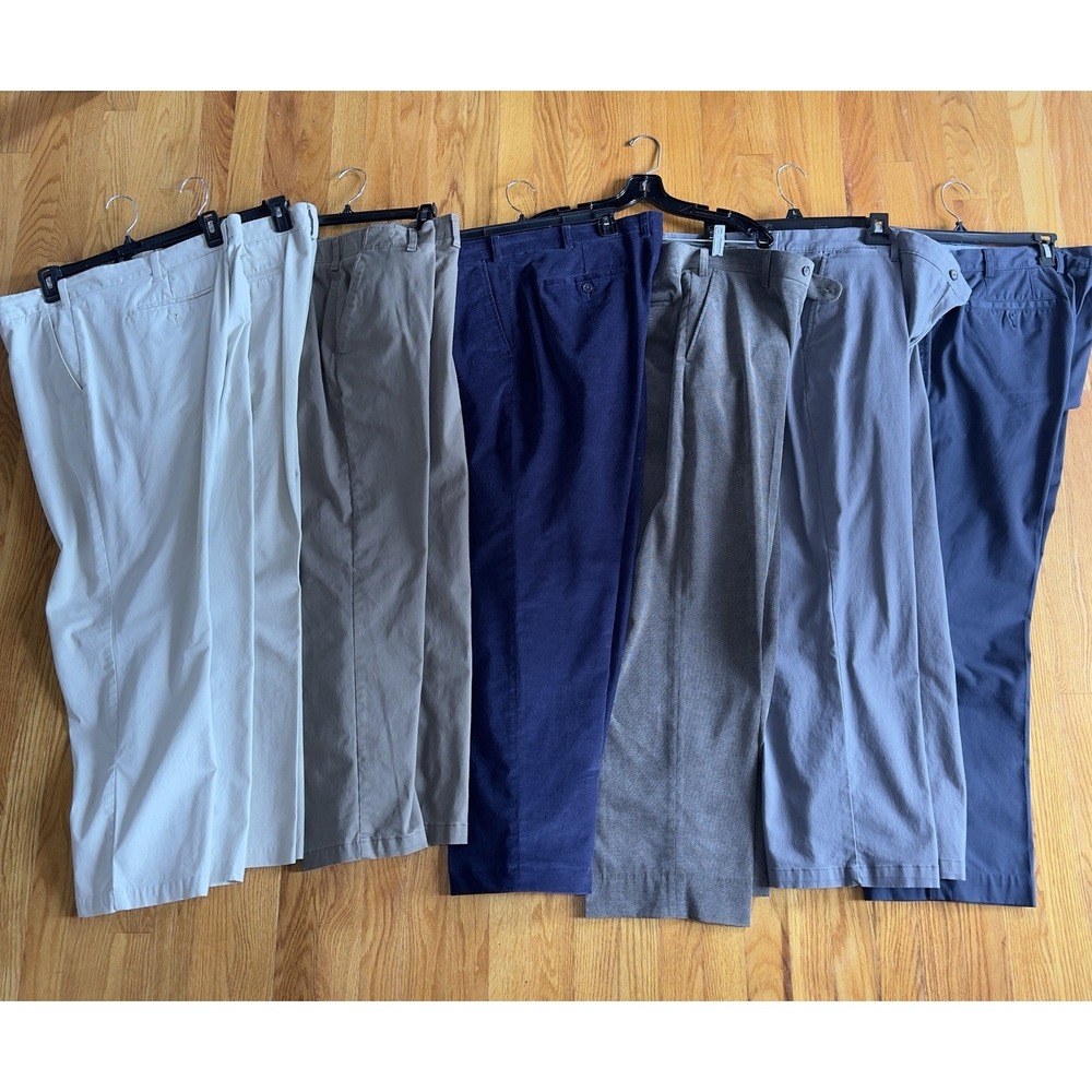 7 Pairs Of Mens‎ Pants 40x29/ 38x30 Nautica Tommy Hilfigir Lee Alan Flusser READ